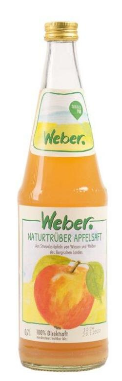 Produktfoto zu Apfel-Saft naturtrüb, Streuobst Kiste 6*0,7L