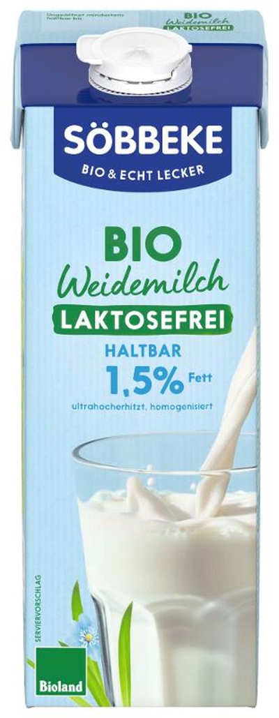 Produktfoto zu Lactosefreie Bio H-Milch 1,5%