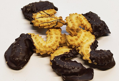 Produktfoto zu Butter Schoko Spritzgebäck 100g